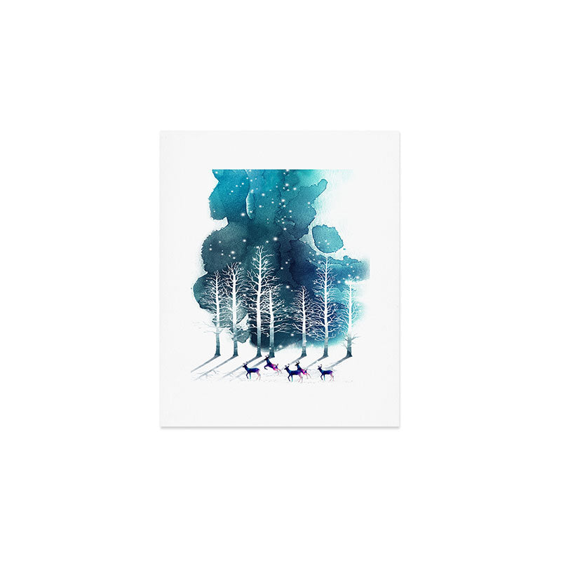 Winter Night 2 Art Print Gallery Image 1