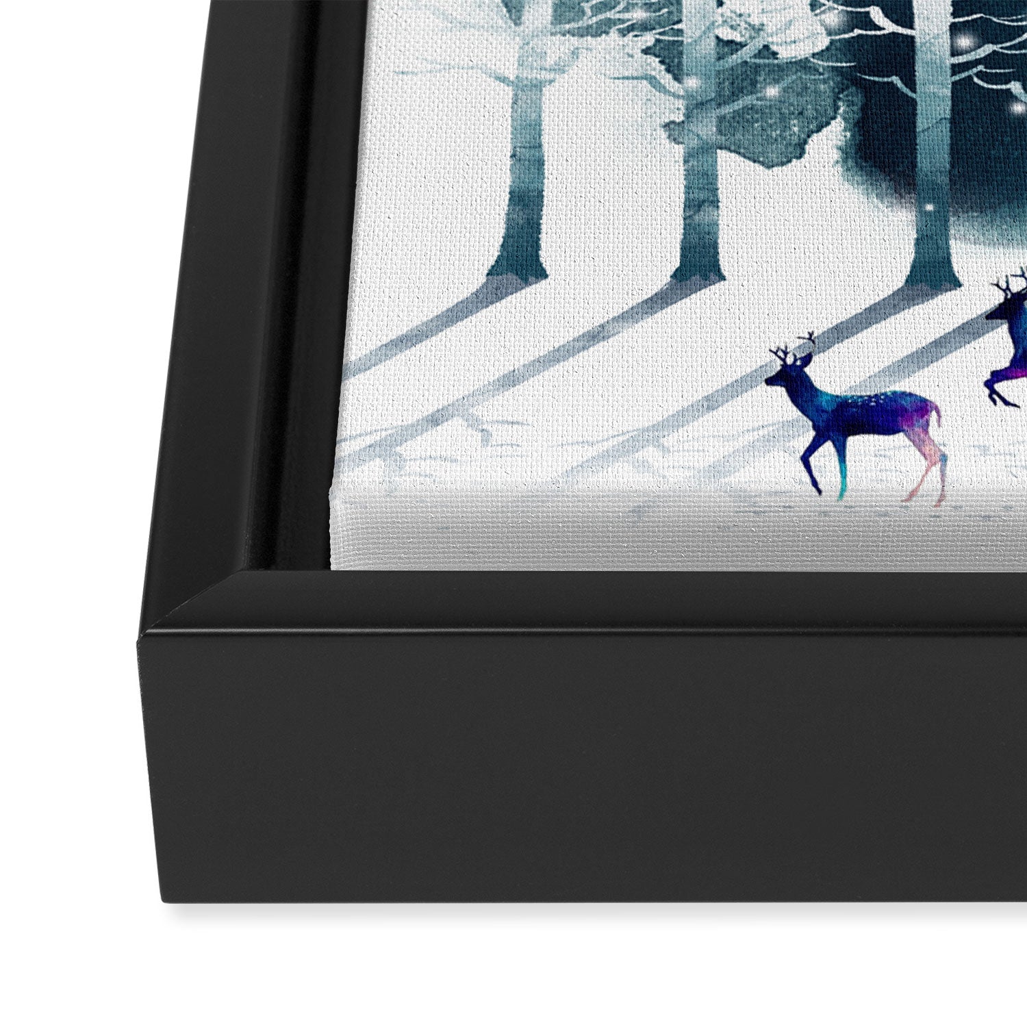 Winter Night 2 Framed Canvas Print Gallery Image 3