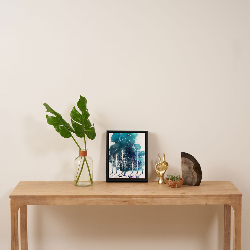 Winter Night 2 Framed Canvas Print Gallery Image 4