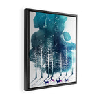 Winter Night 2 Framed Canvas Print Gallery Image 2
