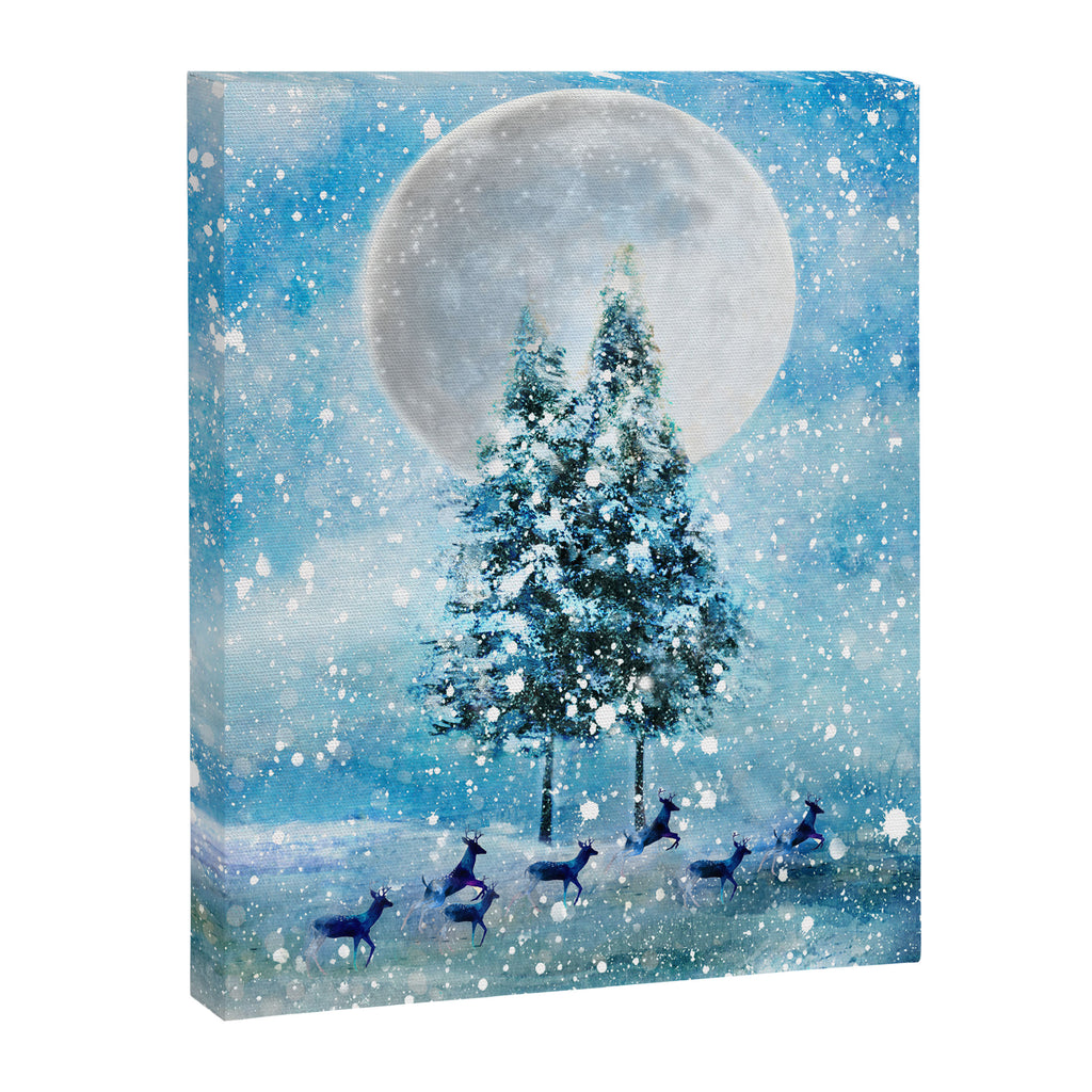 Winter Night 4 Canvas Print Gallery Image 8