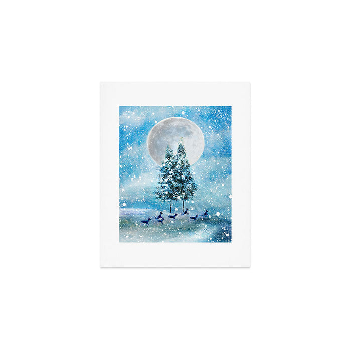 Winter Night 4 Art Print Gallery Image 1