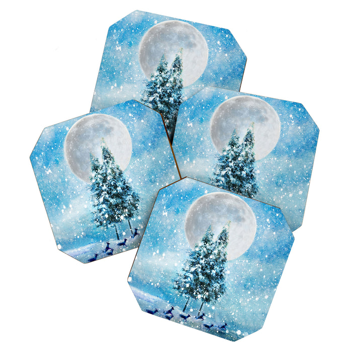 Winter Night 4 Coaster Gallery Image 1