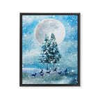 Winter Night 4 Framed Canvas Print Gallery Image 8
