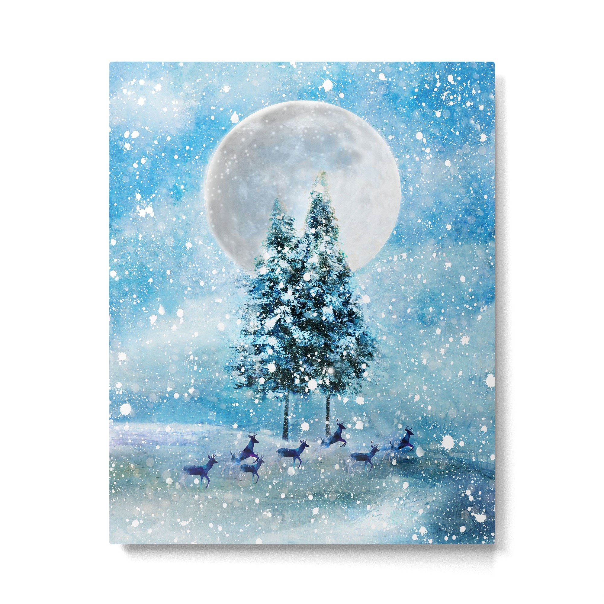 Winter Night 4 Metal Print Gallery Image 6