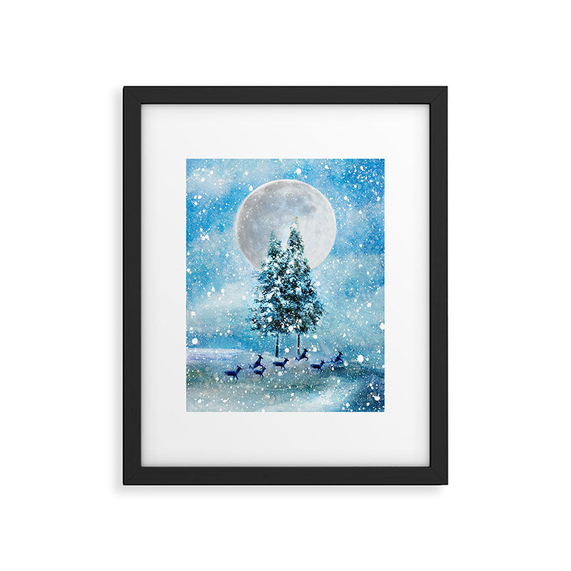 Winter Night 4 Framed Art Print Gallery Image 6