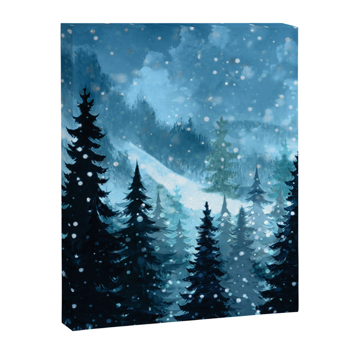 Winter Night Canvas Print Gallery Image 1