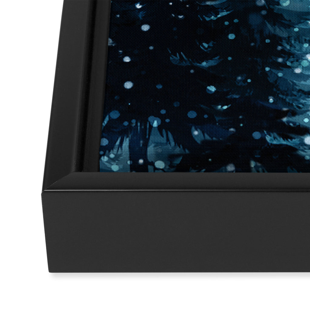 Winter Night Framed Canvas Print Gallery Image 3