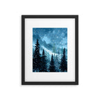 Winter Night Framed Art Print Gallery Image 4