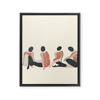 Woman Forms Framed Canvas Print Gallery Image 6