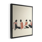 Woman Forms Framed Canvas Print Gallery Image 2