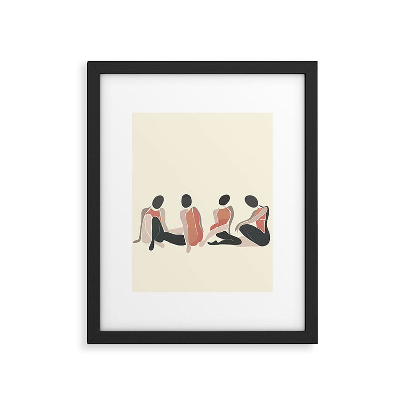 Woman Forms Framed Art Print Gallery Image 4