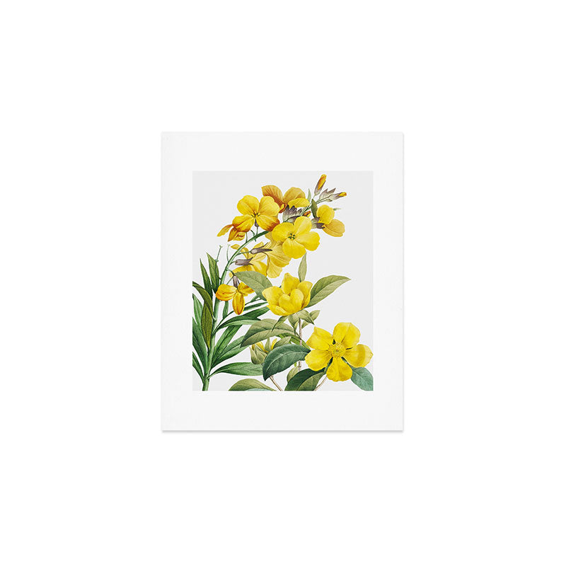 Yellow Flowers Art Print Gallery Image 1