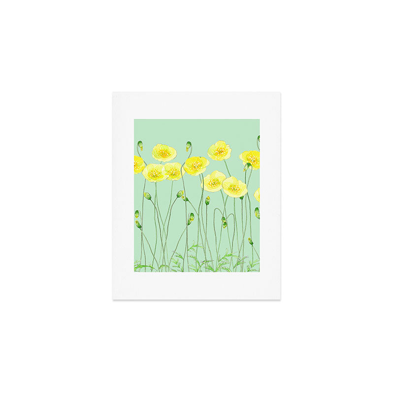 Yellow Wildflowers II Art Print Gallery Image 1