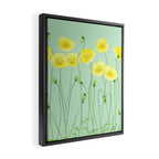 Yellow Wildflowers II Framed Canvas Print Gallery Image 2