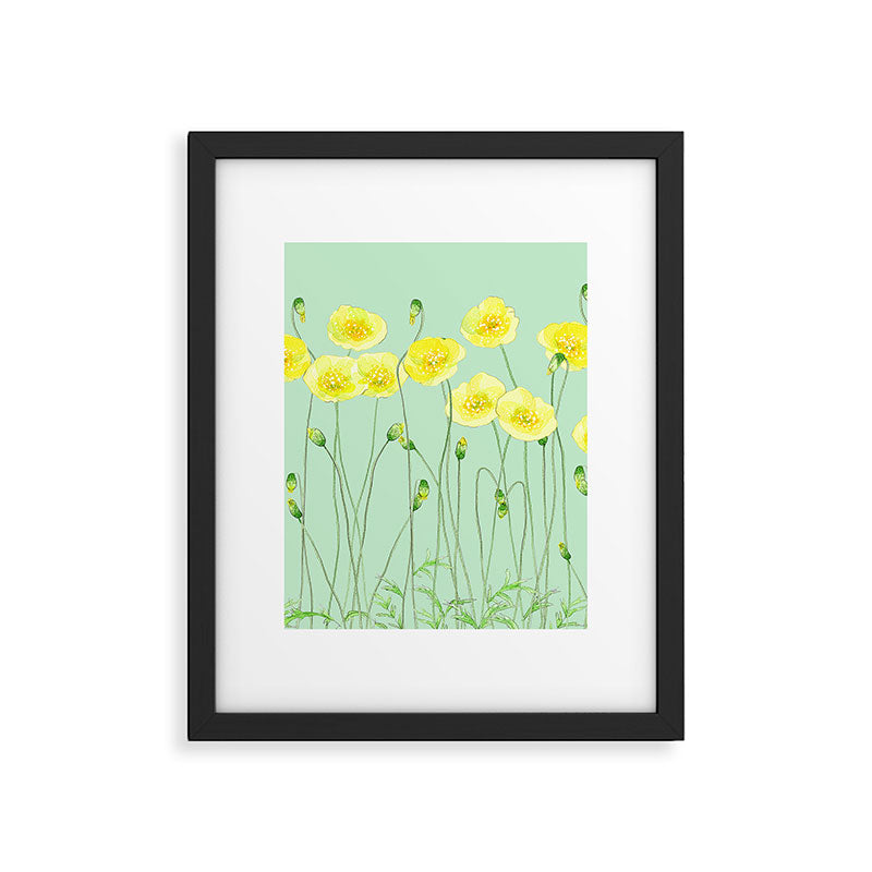 Yellow Wildflowers II Framed Art Print Gallery Image 5