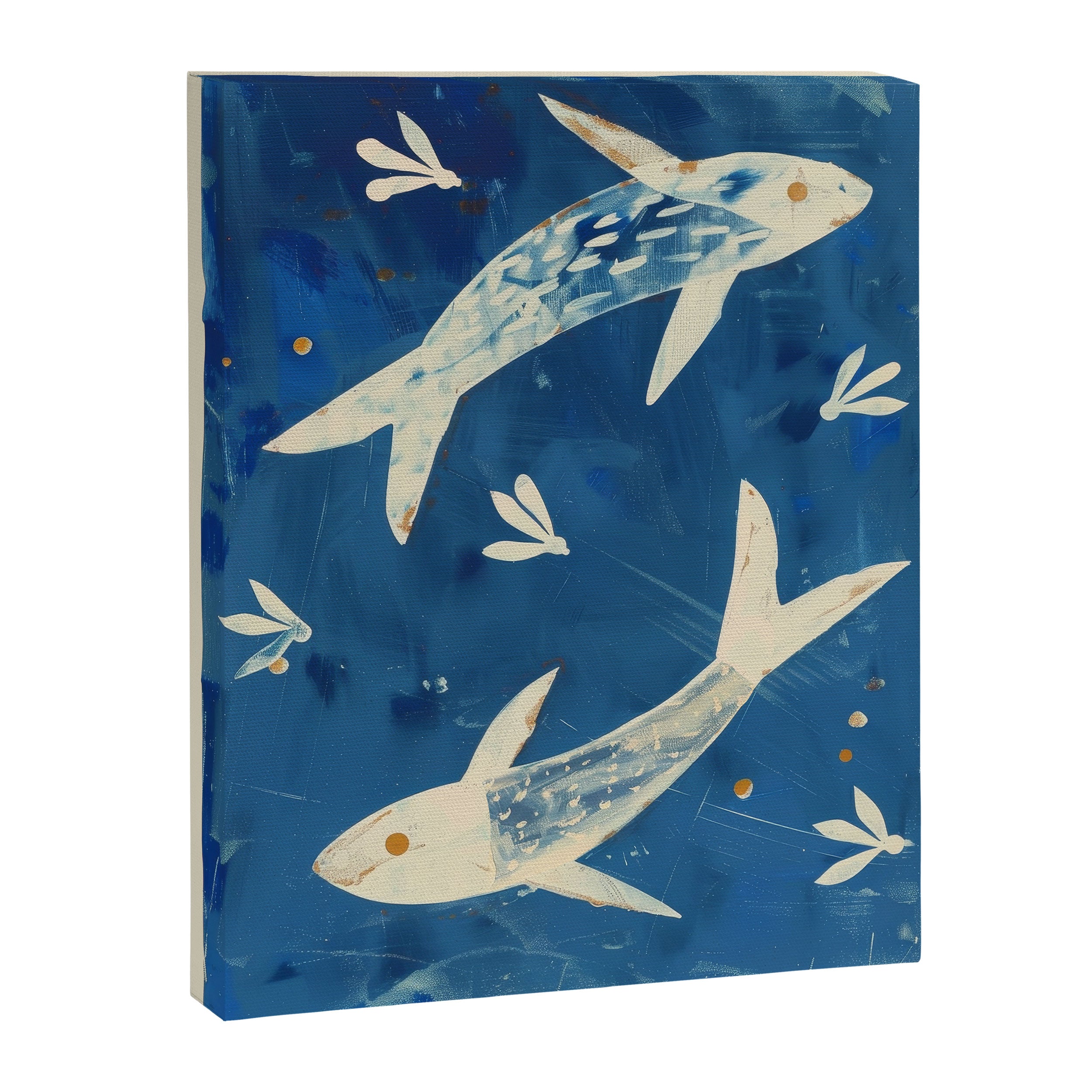Zen Pond Art Canvas Print Gallery Image 6