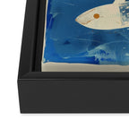 Zen Pond Art Framed Canvas Print Gallery Image 3