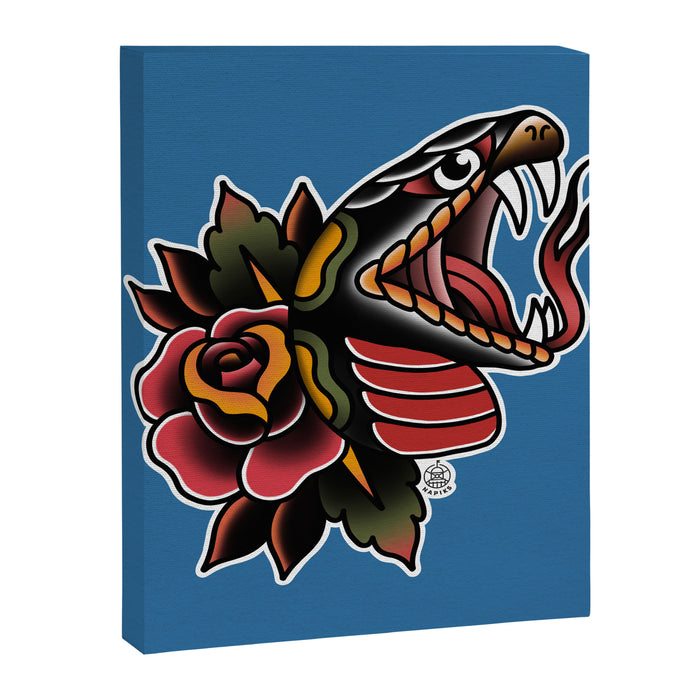Snake Tattoo Canvas Print Gallery Image 1