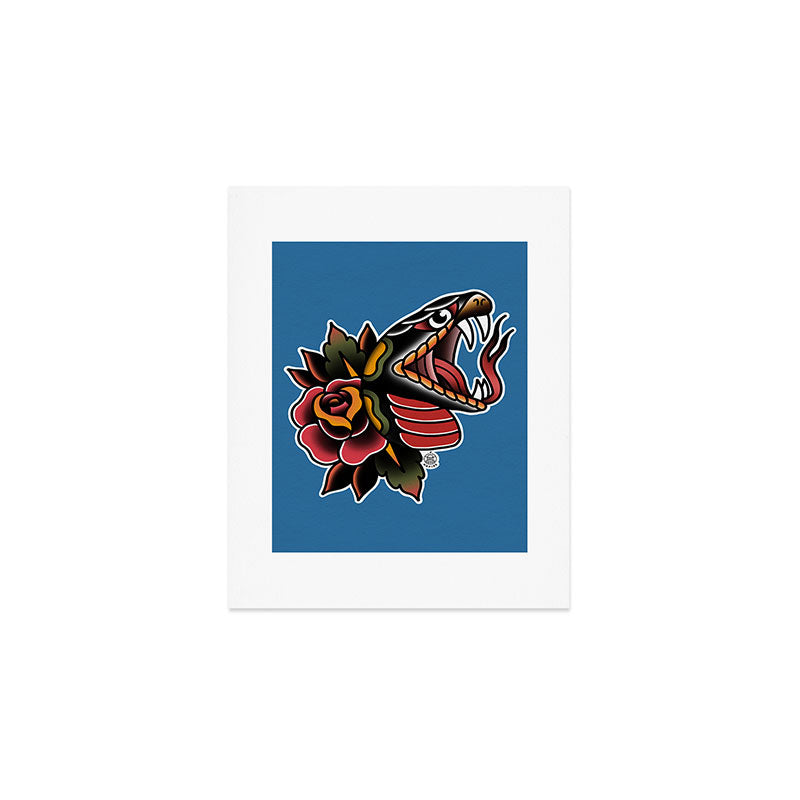Snake Tattoo Art Print Gallery Image 1