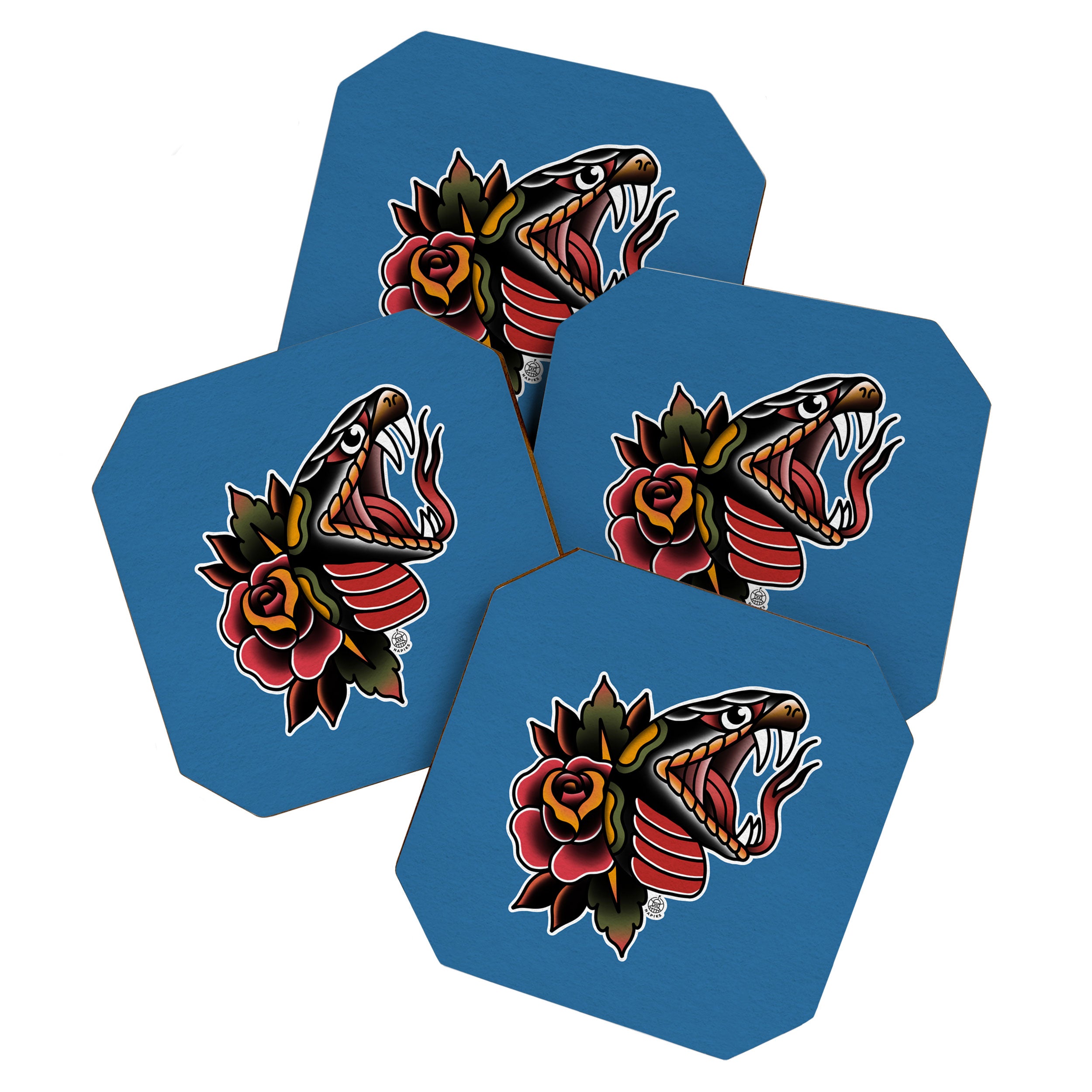 Snake Tattoo Coaster Gallery Image 1