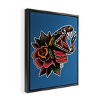 Snake Tattoo Framed Canvas Print Gallery Image 2