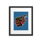 Snake Tattoo Framed Art Print Gallery Image 6