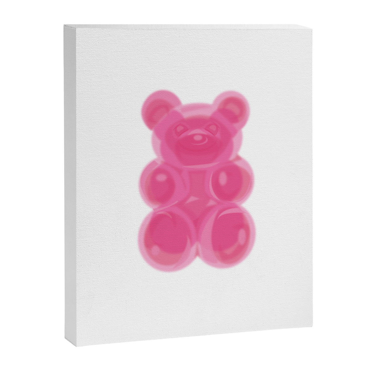 Hot Pink Gummy Bear Canvas Print Gallery Image 6