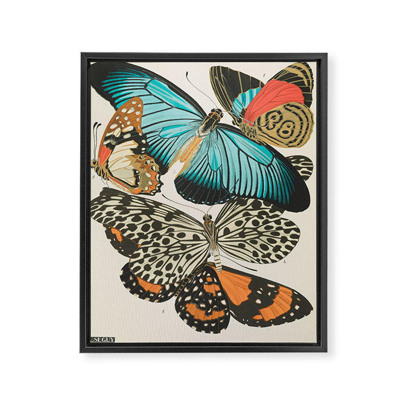 Butterfly Print by E.A. Seguy, 1925 #2 Framed Canvas Print Gallery Image 6