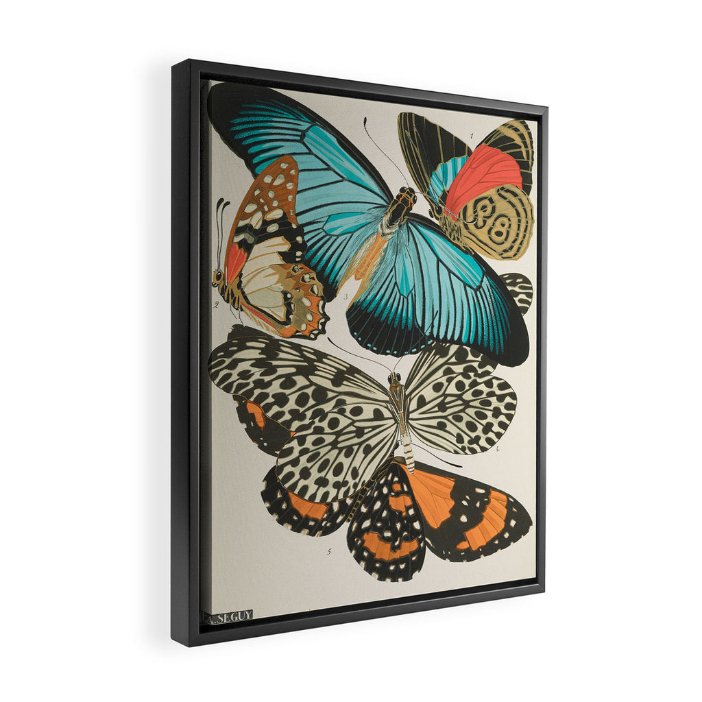 Butterfly Print by E.A. Seguy, 1925 #2 Framed Canvas Print Gallery Image 2