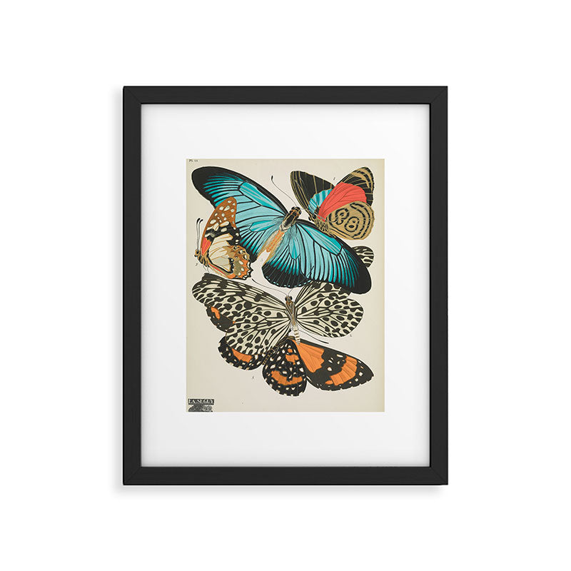 Butterfly Print by E.A. Seguy, 1925 #2 Framed Art Print Gallery Image 5