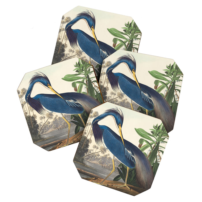 Louisiana Heron, Robert Havell after John James Audubon Coaster Gallery Image 1