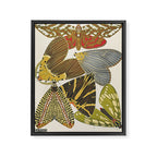 Moth Print by E.A. Seguy, 1925 #5 Framed Canvas Print Gallery Image 6