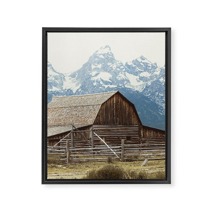 A Rocky Mountain Adventure - The Grand Tetons Framed Canvas Print Gallery Image 1