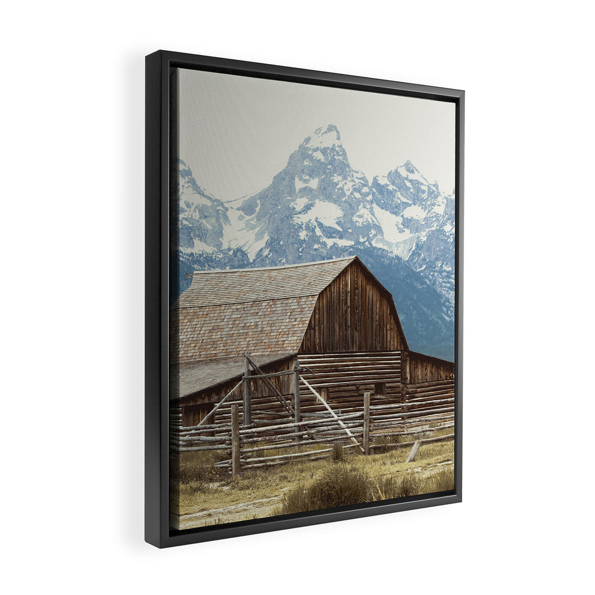 A Rocky Mountain Adventure - The Grand Tetons Framed Canvas Print Gallery Image 2