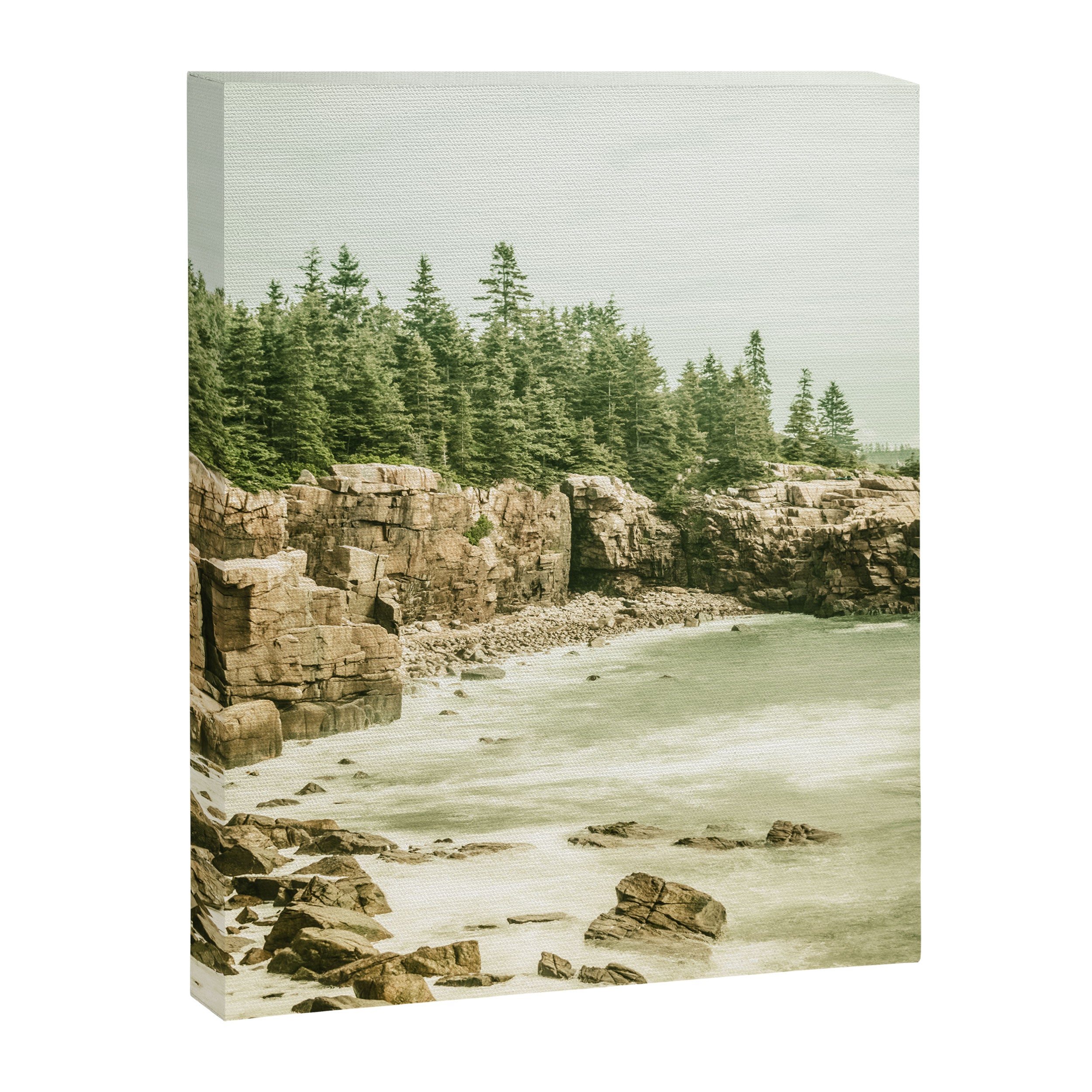 Acadia National Park Maine Rocky Beach Canvas Print Gallery Image 6