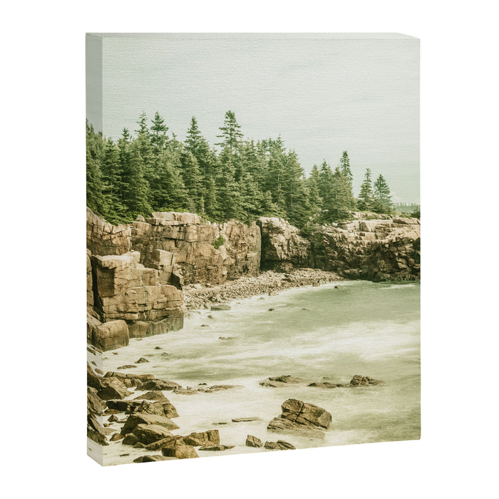 Acadia National Park Maine Rocky Beach Canvas Print Gallery Image 1