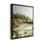 Acadia National Park Maine Rocky Beach Framed Canvas Print Gallery Image 2