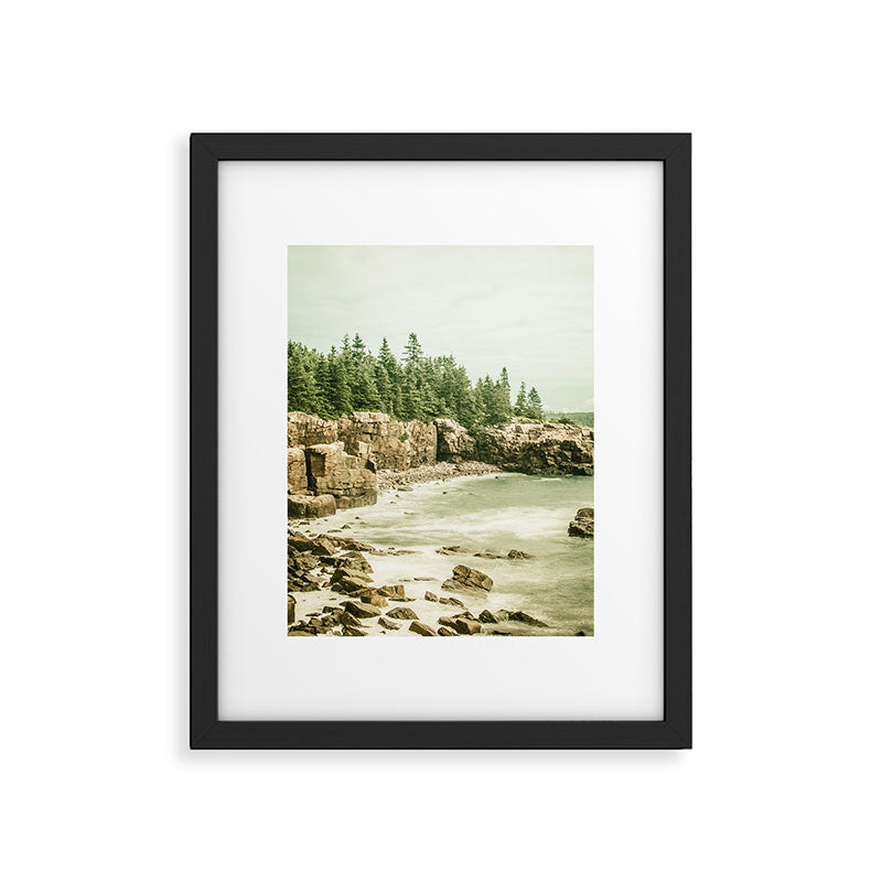 Acadia National Park Maine Rocky Beach Framed Art Print Gallery Image 5