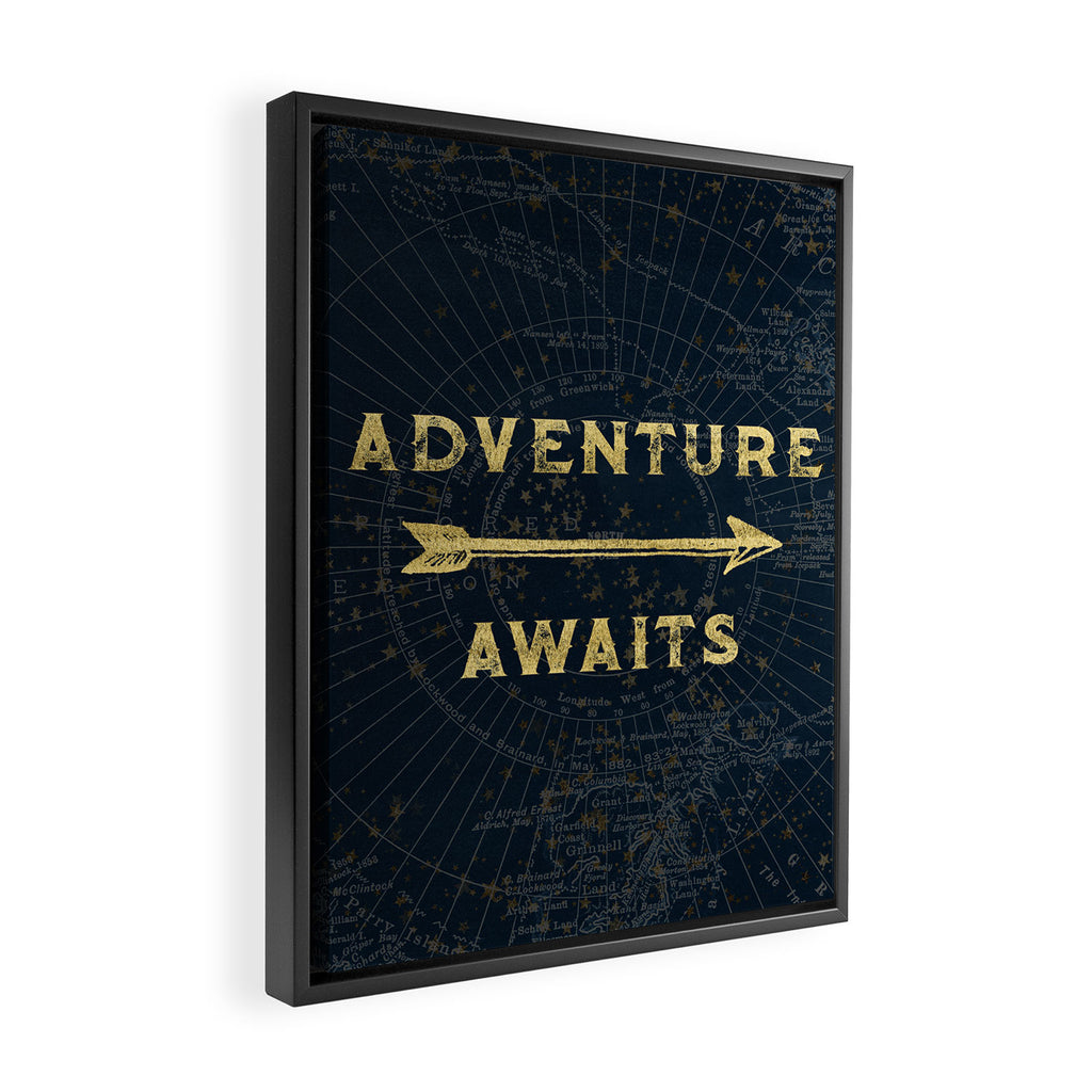 Adventure Awaits Framed Canvas Print Gallery Image 2