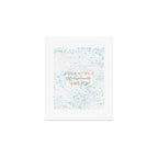 Adventure Awaits Rose Gold Art Print Gallery Image 1