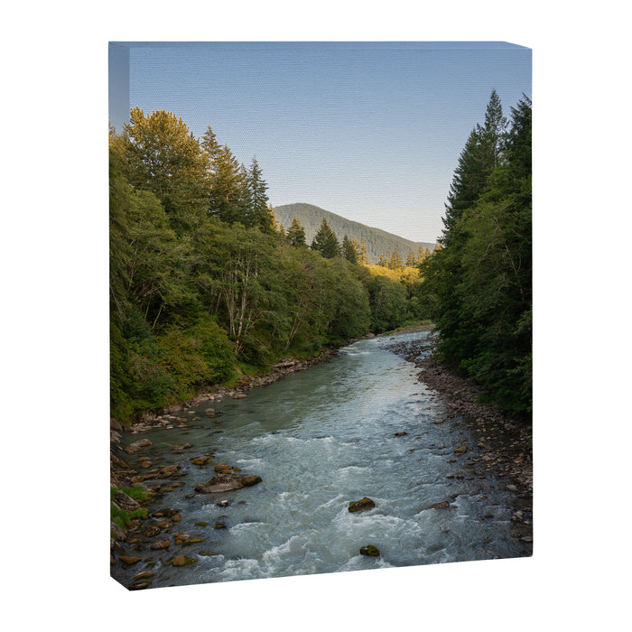 Adventure Forest River II - Pacific Northwest Wanderlust Canvas Print Gallery Image 1