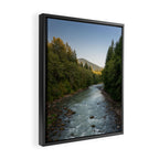 Adventure Forest River II - Pacific Northwest Wanderlust Framed Canvas Print Gallery Image 2