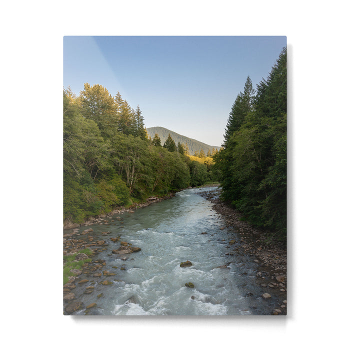 Adventure Forest River II - Pacific Northwest Wanderlust Metal Print Gallery Image 1