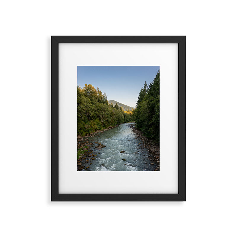 Adventure Forest River II - Pacific Northwest Wanderlust Framed Art Print Gallery Image 5