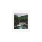 Adventure Forest River - Pacific Northwest Wanderlust Art Print Gallery Image 1