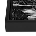 Adventure Nature Path Black and White Framed Canvas Print Gallery Image 3