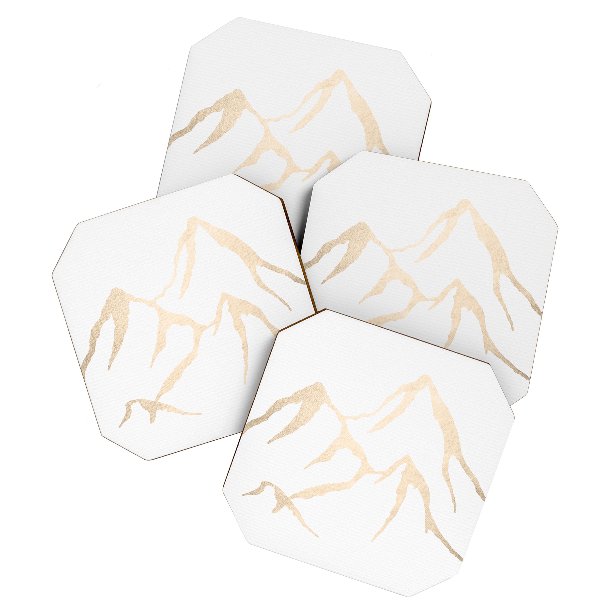 Adventure White Gold Mountains Coaster Gallery Image 1