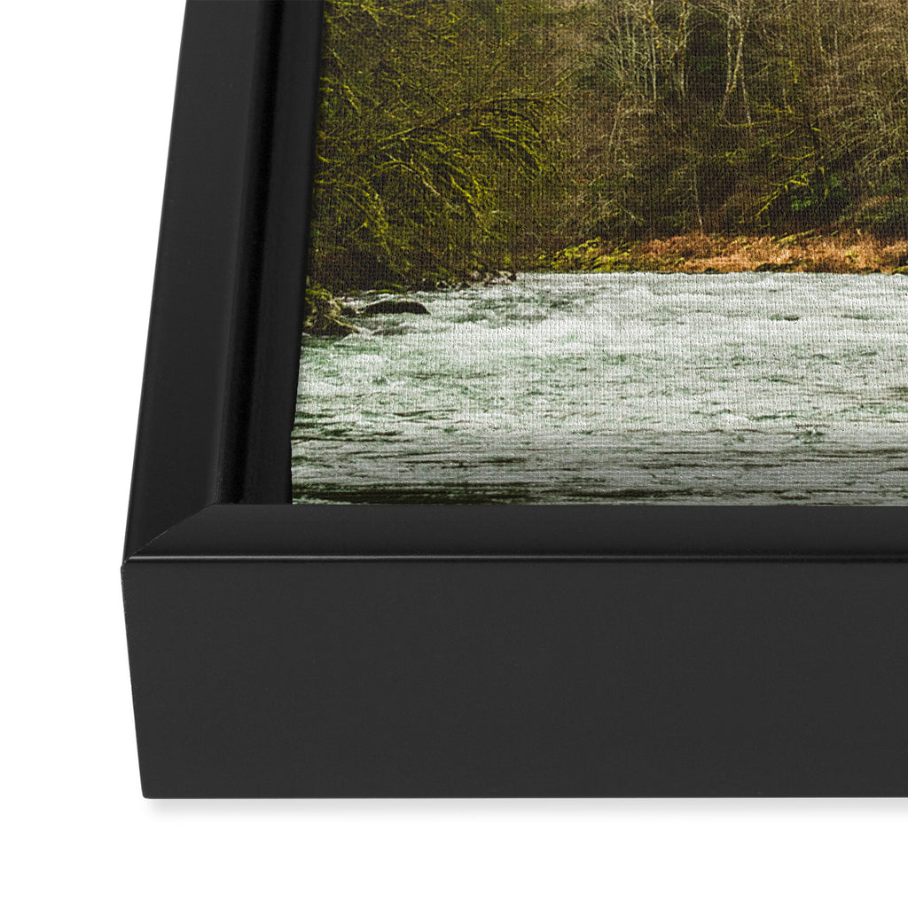 And A River Runs Through It Framed Canvas Print Gallery Image 3