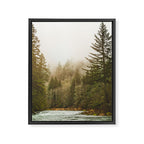 And A River Runs Through It Framed Canvas Print Gallery Image 6